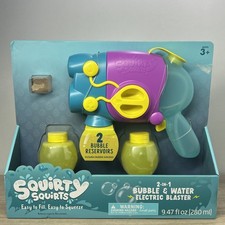 Chuckle Roar Squirty Squirts 2-in-1 Bubble Water Electric Blaster