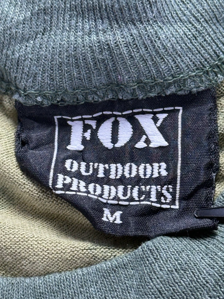 Camiseta Fox Outdoor Camuflada Para Hombres Manga Media Larga Verde Bosque Estilo Vintage Camiseta Foto 2 de 3