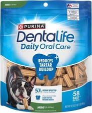 Purina Dentalife Daily Oral Care Chicken Flavor Dog Dental Chews 17.1 Oz 58 Ct