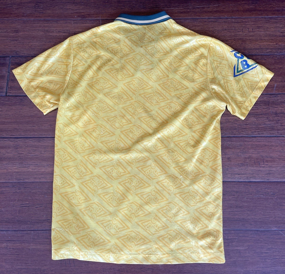 Authentic 90's Umbro Brazil CBF Soccer Jersey Football Shirt Adult