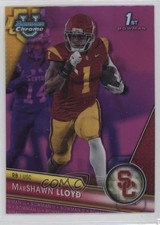 2023 Bowman U Chrome Pink Refractor Marshawn Lloyd #107 3hd