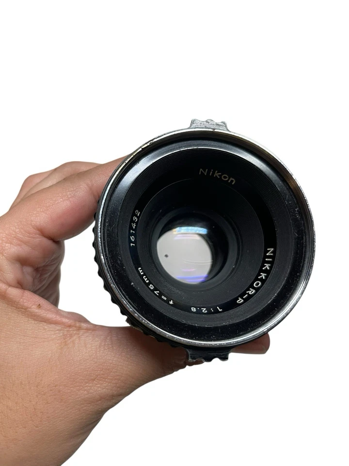 Lente Nikon NIKKOR P 75 mm f/2,8 para lente Zenza Bronica S2 de JAPÓN ONE PIT ON Foto 4 de 4