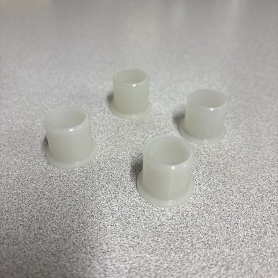 Nylon Flanged Bushings- 5/8'' ID x 3/4'' OD x 3/4''- NF-101212- Lot of 4