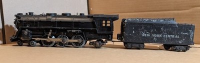 Marx O Gauge 333 Steam Locomotive and Cast New York Central Tender - Tested