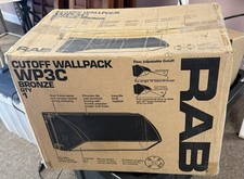 RAB WALLPACK WP3H250PSQ 250W BRONZE PULSE START NEW