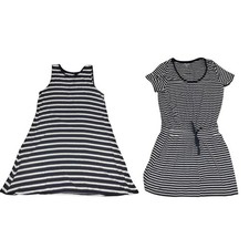Amazon Essentials Lot of 2 Romper and Dress Black White SZ Medium Casual Comfort