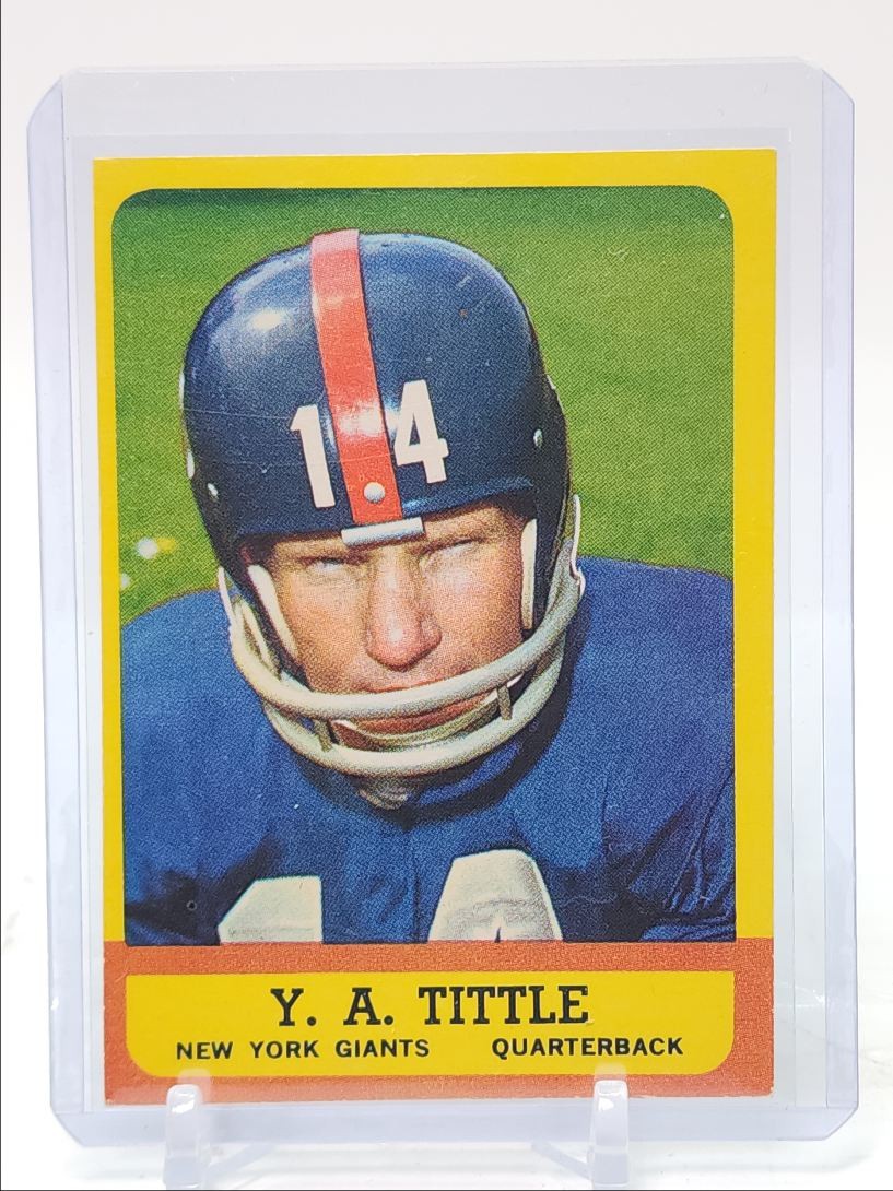 Y.A. TITTLE 1963 TOPPS FOOTBALL NEW YORK GIANTS #49 Q4709