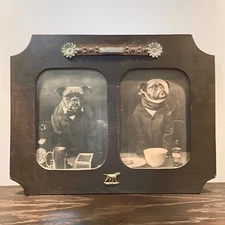 G.W. Harker Edwardian Bulldog Art Posed & Indisposed Antique Photos