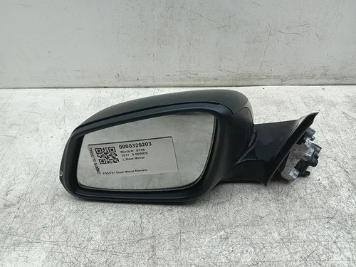 BMW 3 SERIES DOOR MIRROR LEFT BLACK 7345655 F30 2012 - 2019