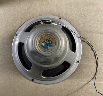 Bulldog Celestion Vox Silver Alnico 12'' Speaker 8ohm Vintage Re-Cone 1960s 8 ohm