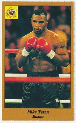 Mike Tyson   1996 Magic Sport ID Card   German Magazine Insert Rare Boxing #177