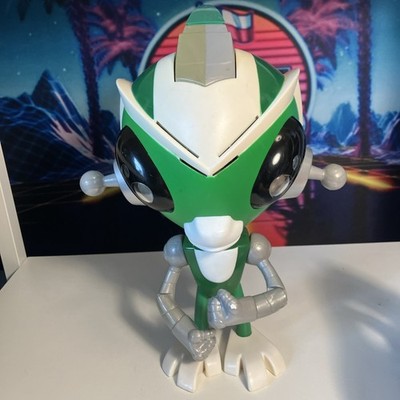 SUPER ROBOT MONKEY TEAM HYPER FORCE GO OTTO GREEN MONKEY HASBRO 10'' Y2K Untested
