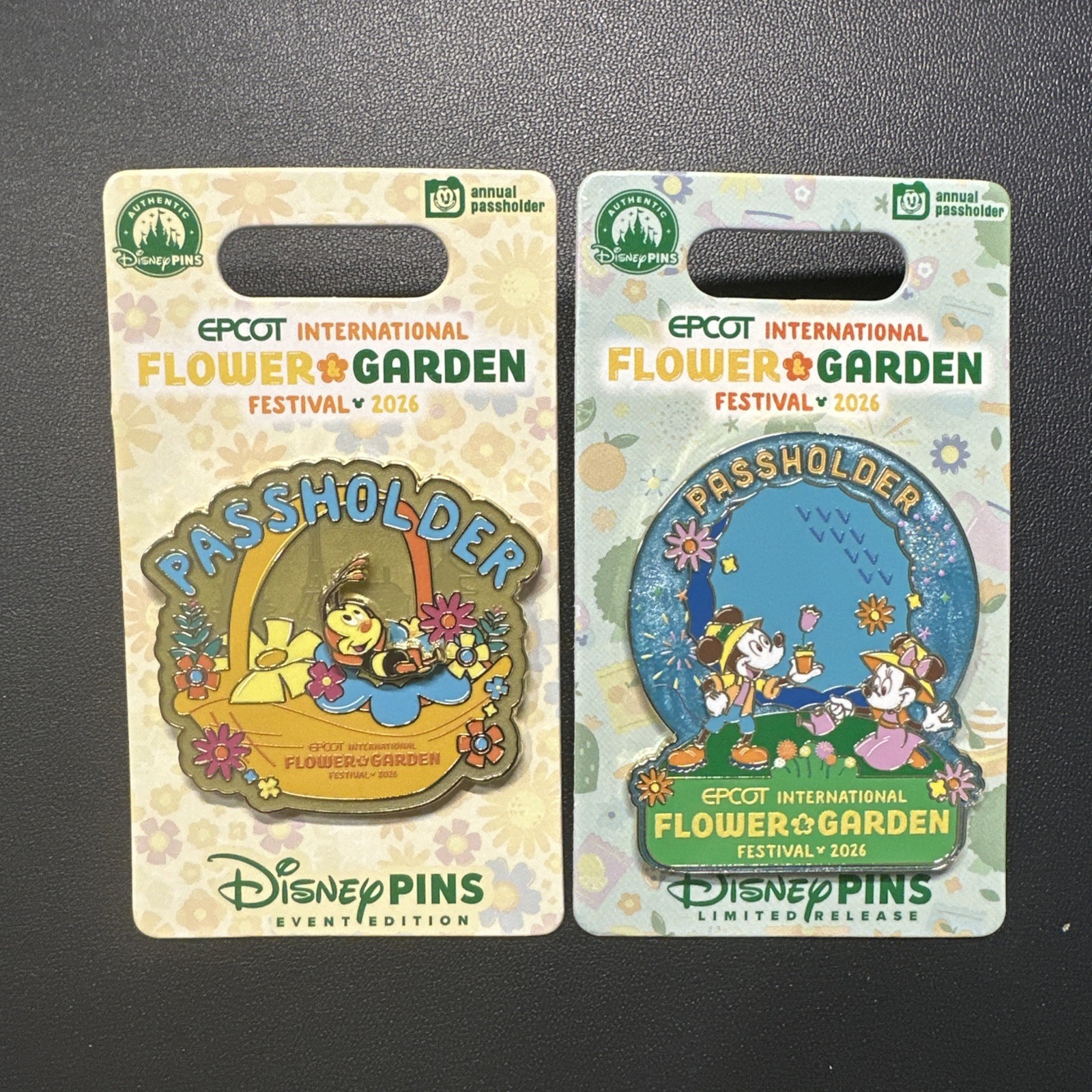2026 Disney Parks Epcot Flower & Garden Festival Passholder Park Exclusive Set