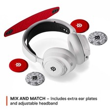 SteelSeries Exclusive Nova 7 Headset w/ Booster Pack USB-C Bluetooth Excellent 4