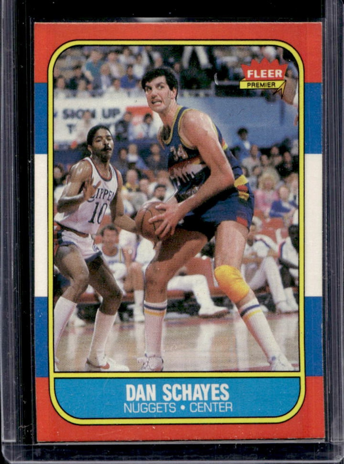 1986-87 Fleer Danny Schayes Rookie RC #98 Nuggets