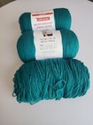 2 Full Skeins And 1 Started, Never Enough 14.01 Oz Teal Acrylic Yarn 716 Yards — photo 8