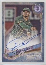 2018 Topps Gypsy Queen Indigo 80/150 Franklin Barreto #GQA-FB Auto 2x6