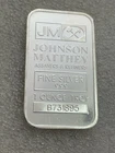 Vintage Johnson Matthey 1 Troy Oz .999 Fine Silver Bar- Serial# B731895