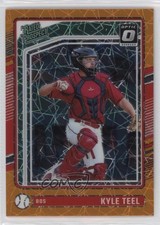 2024 Panini Donruss Optic Rated Prospects Orange Velocity Prizm Kyle Teel 0i1b