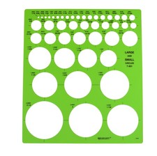 LetterCraft Large and Small Circles Template T-831 