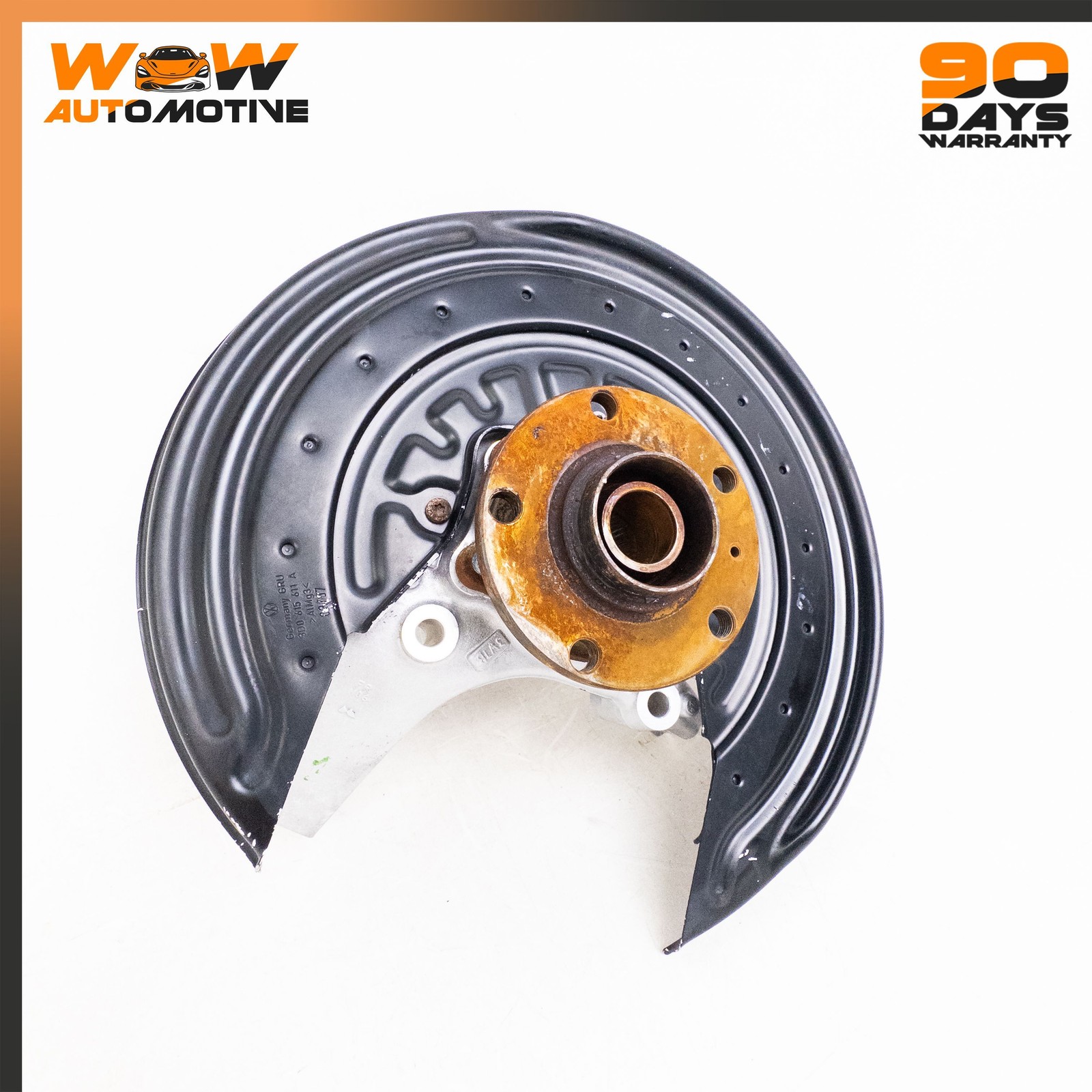 04-19 BENTLEY CONTINENTAL GTC REAR LEFT DRIVER SIDE SPINDLE KNUCKLE HUB OEM