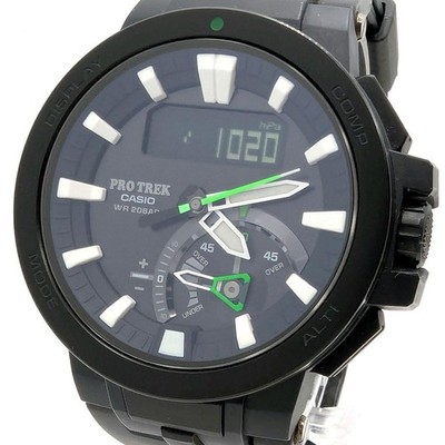 Casio PRO TREK PRW7000 Wristwatch Black Timepiece Genuine Solar Powered