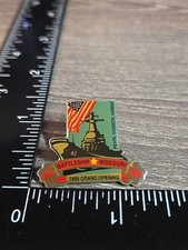 Battleship Missouri Pearl Harbor Hawaii 1999 Grand Opening Lapel Pin Oh
