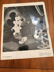 Vintage 1962 Mickey Mouse Disney Production Promotional Press Photo Still SC-11