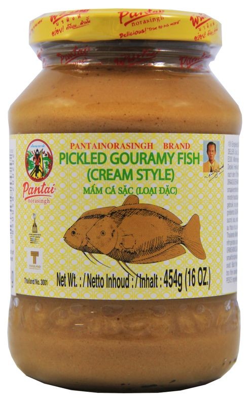 [ 454g] PANTAI Eingelegte GURAMI Pickled Gouramy Fish (Cream Style)