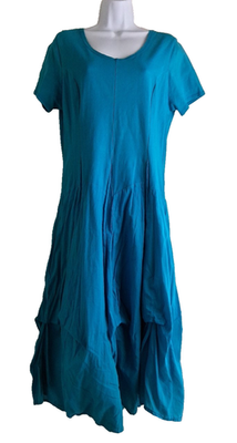 #ad Vasna Desire Women#x27;s aqua fit amp; flair cotton dress Size XL $30.00