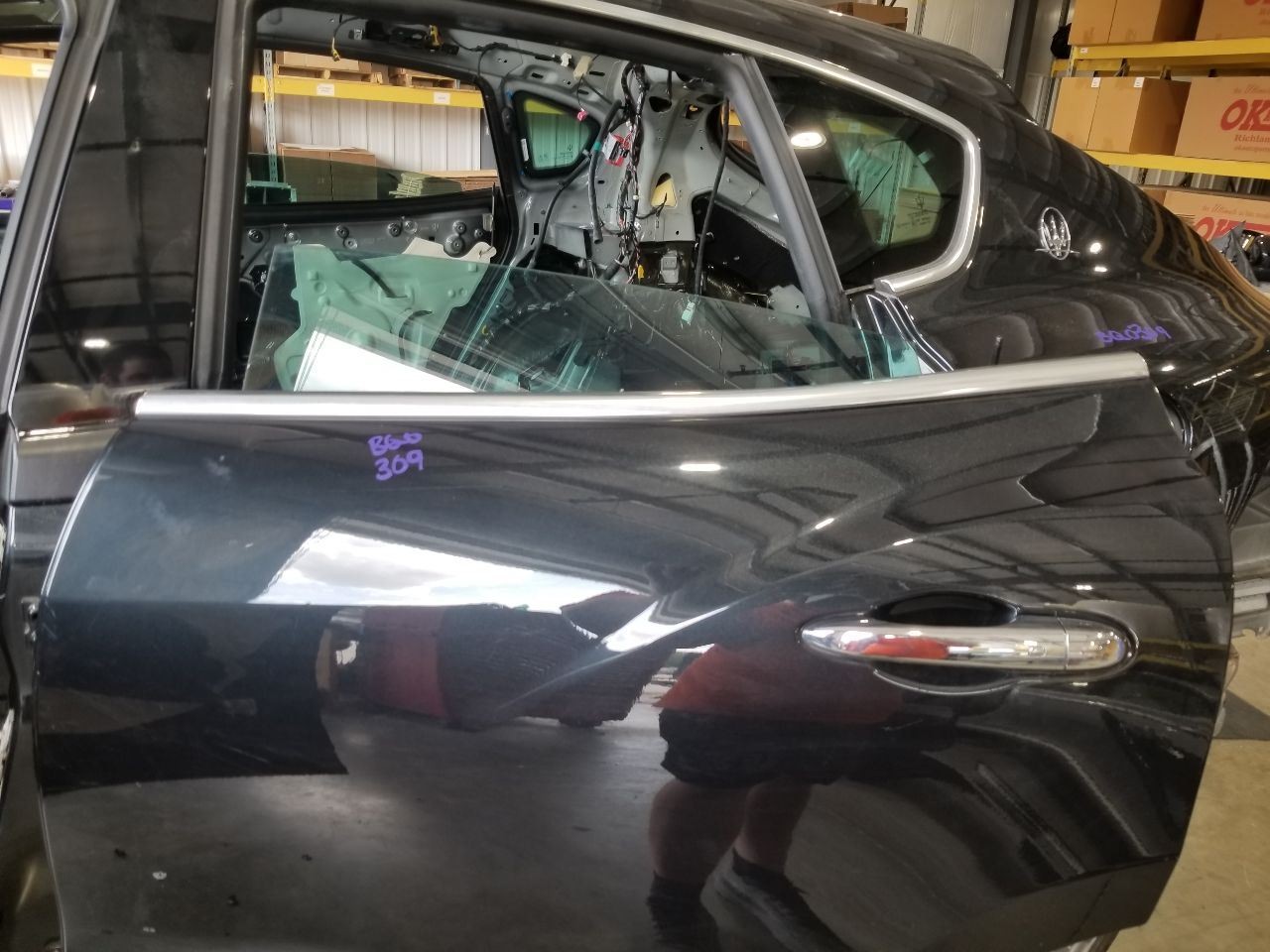 19 MASERATI LEVANTE REAR DOOR BLACK 815 DRIVER LEFT 