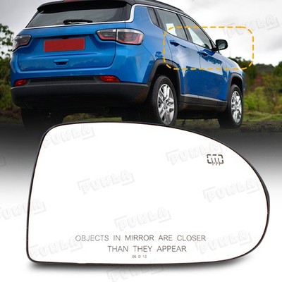 For 2007-2016 Jeep Compass Heated Mirror Glass With Plate Righ Passenger Side