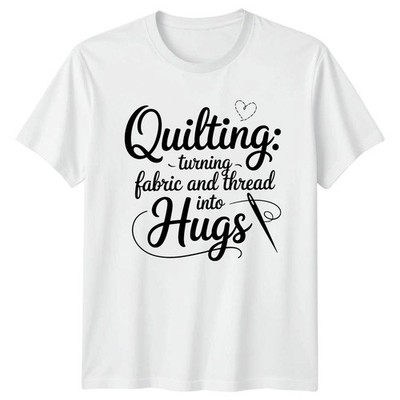 Quilten Drechseln Stoff und Faden Damen T-Shirt Nähen Quilten Geschenk für Sie