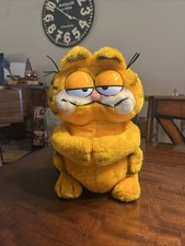 1981 Vintage 12" Garfield No Pookie Teddy Bear Plush Cat Original