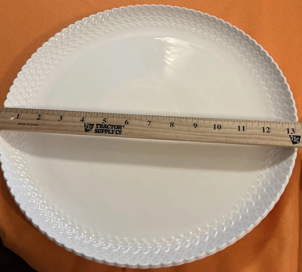 New AUTHENTIC ITALIAN CERAMICS 13” serving dish “ The trill of TUSCAN tradition” - Image 2 of 4