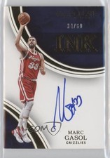 2015-16 Panini Immaculate INK 34/60 Marc Gasol #IK-MGA Auto 11t8