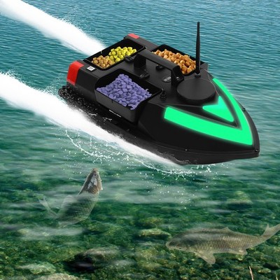 500m GPS Ferngesteuert Futterboot Nachtangeln Fischköder Köderboot Bait Boat