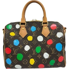Louis Vuitton x YK Yayoi Kusama Speedy Bandouliere 25 M46433 Mini Boston 975955