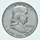 Better 1949 US Franklin 90% Silver Half Dollar Coin Collection Set Break *704