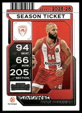 EVAN FOURNIER 2025-26 Panini Contenders EuroLeague Season Ticket #28