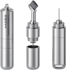 SIM Card Tray Removal Tool with Cleaning Brush, 2 in 1 EDC Portable Keychain Eje