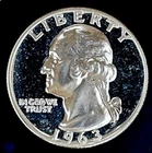 1963 Washington Quarter - Choice Gem Proof  Lustrous - 25558