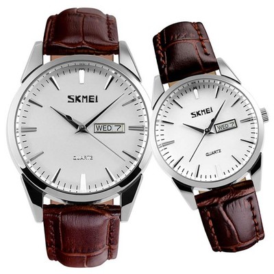 Watches for Couples Men and His and Hers Pair Set Husband Wife Valentines Mat...