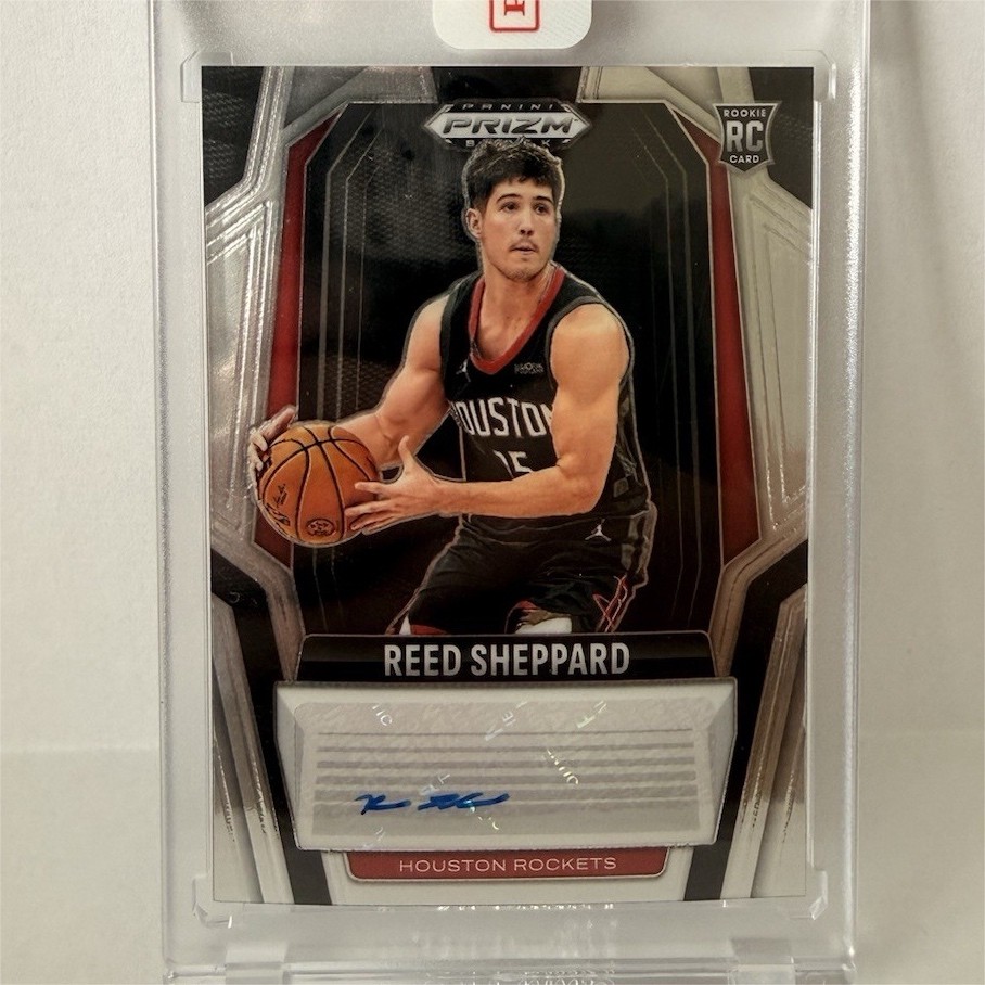 2024-25 Prizm Reed Sheppard 🔥GREAT ROOK🔥 Rookie Autograph #RS-SHP Rockets