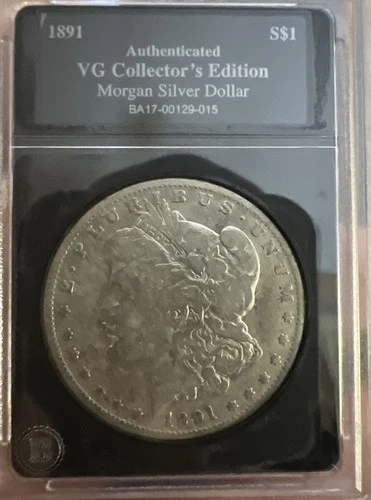 1891 Morgan Silver Dollar VG