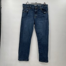 Wrangler Classic Straight Leg Jeans Kids Boys Size 14 Husky Adjustable