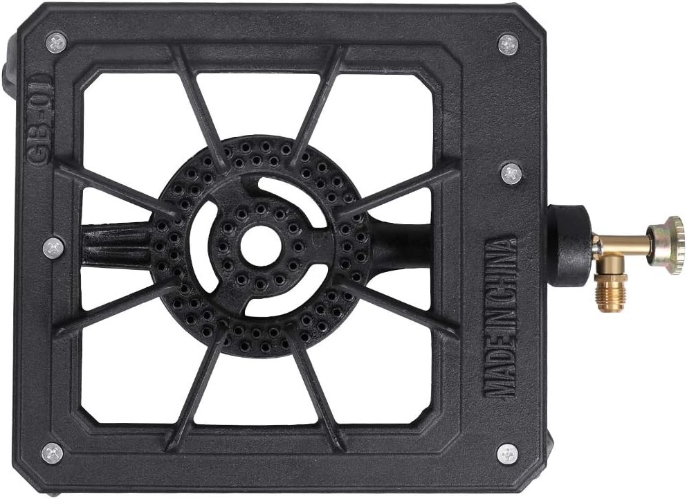 Portable Stove Burner Cast Iron Propane LPG Gas Cooker for Patio Outdoor Camping