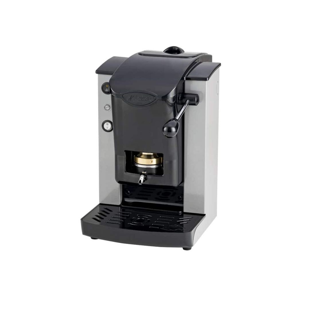 Faber Slot Plast Basic Grigio e Nero: Macchina Caffè Cialde ESE 44mm