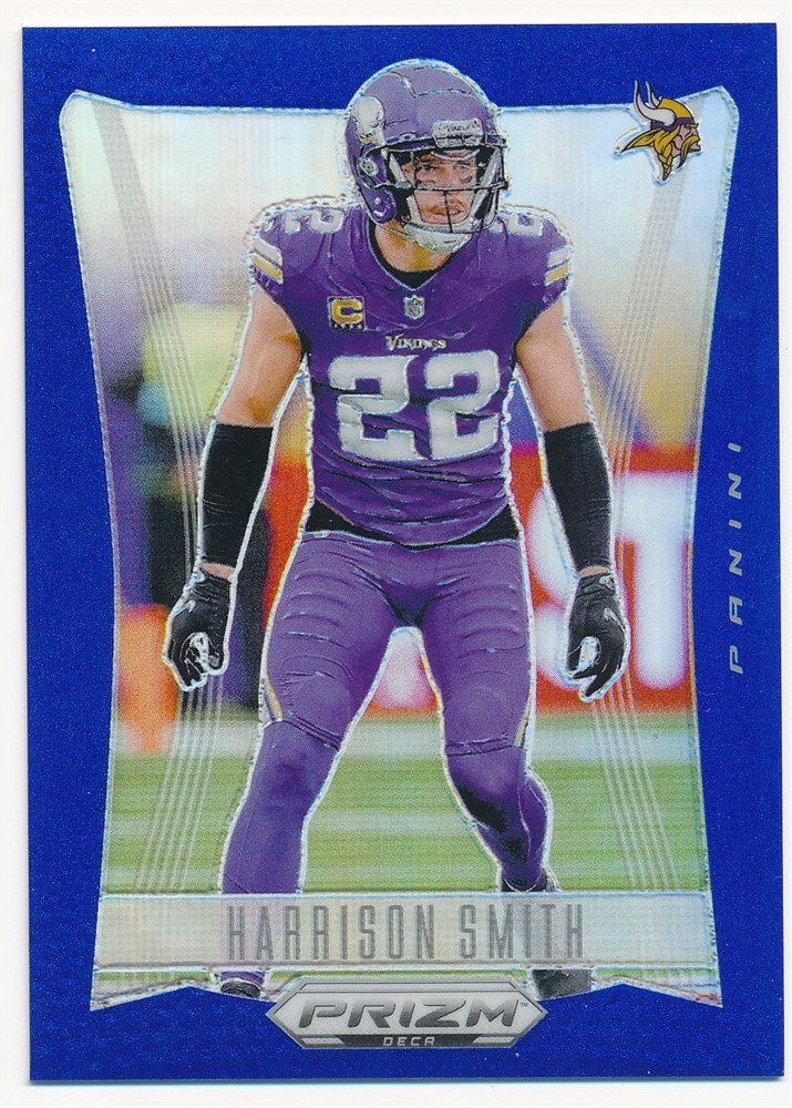HARRISON SMITH 2024 PANINI PRIZM BLUE #204 SP MINNESOTA VIKINGS #149/149 MINT