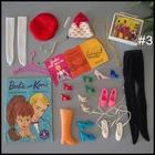 🤩#3 LOT Barbie Friends Shoes Gloves Jewelry Accessories Japan Vtg 1960s+🎁
